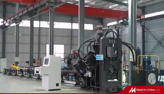Punzonatrice angolare in acciaio ad angolo CNC Macchina perforatrice angolare Fornitore di macchine per la lavorazione dell'angolo della struttura in acciaio ad angolo Punzonatrice ad angolo